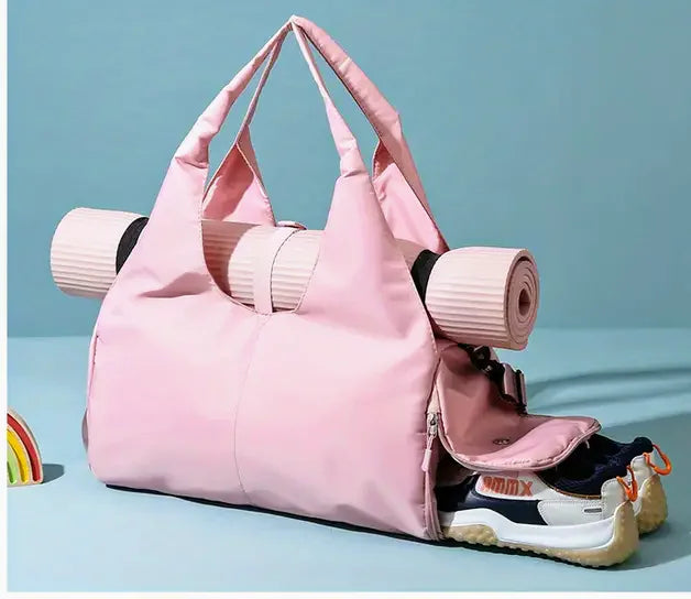 Yoga mat bag for carrying a mat to gym and studio classes