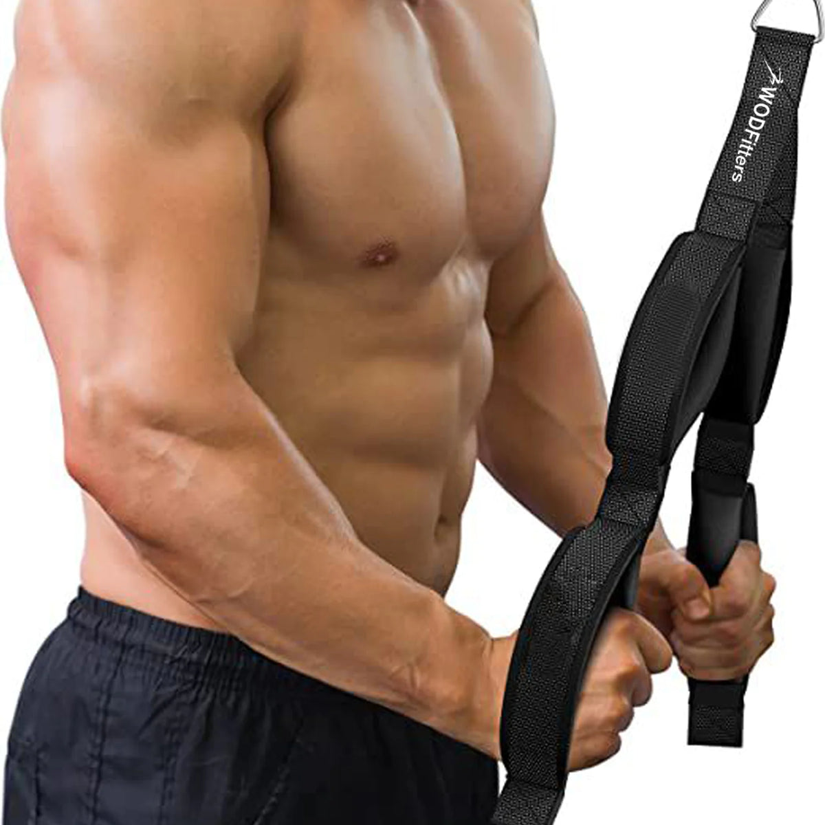 Tricep Rope Cable Attachment – Home Gym Resistance Band Accessory for Arm Training
