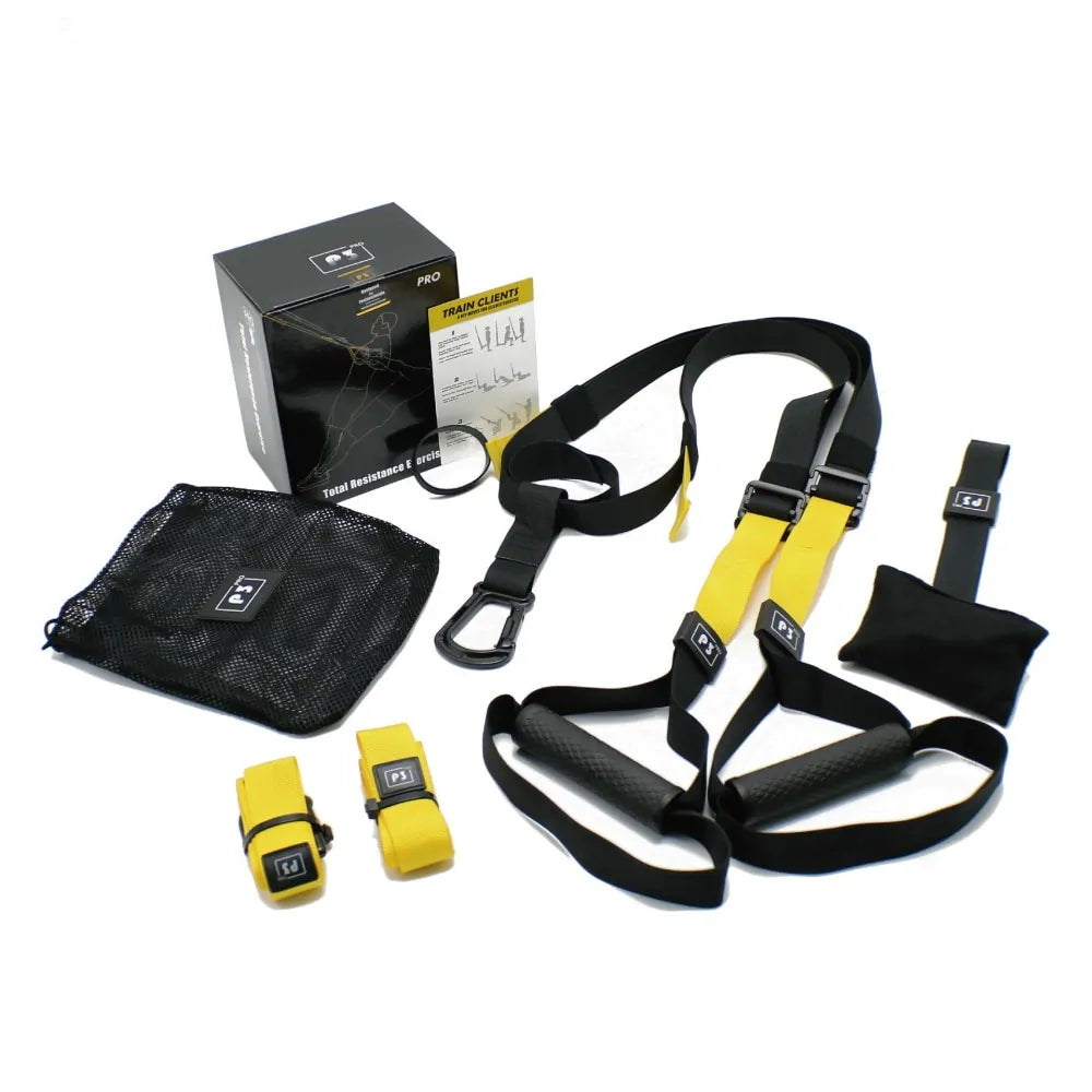 Heavy duty resistance bands set for home gym strength training