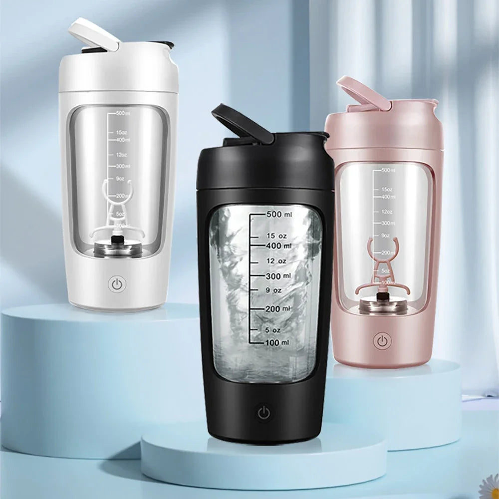 650ml BPA-free electric protein shaker bottle with blender cup
