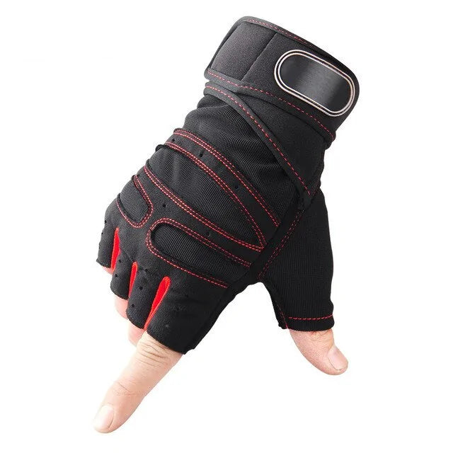 Pair of weightlifting gloves for gym training